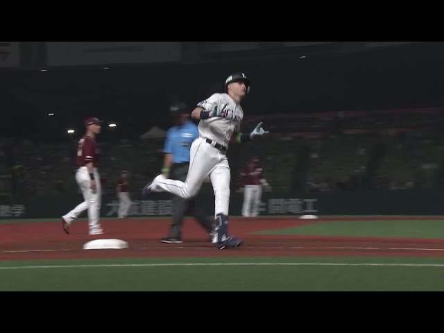 【4回裏】ライオンズ・ネビン バックスクリーンに飛び込む第8号ソロホームランで反撃開始!! 2025年7月8日 埼玉西武ライオンズ 対 東北楽天ゴールデンイーグルス