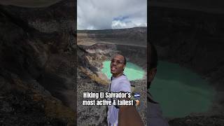 Santa Ana Volcano, El Salvador’s most active 🌋 #ElSalvador #travel #volcano