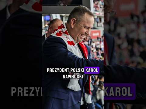 Karol Nawrocki na meczu polskiej reprezentacji! #laczynaspilka #piłkanożna #nawrocki #dlaciebie