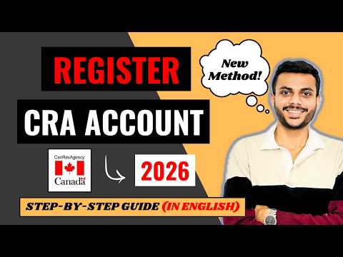 How To Set Up CRA ACCOUNT Online? | First Time Registration!
