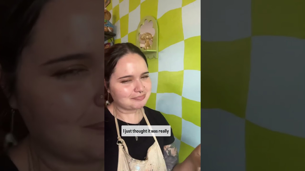 Artist reuses and repurposes old art into new art #paintwithme #create