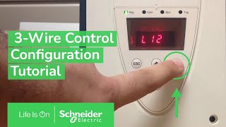 Configuring Altistart 22 Soft Starter for 3 Wire Control