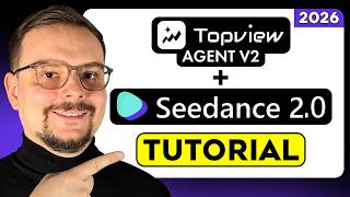 Topview Agent V2 チュートリアル - 2026 | Seedance 2.0 でマルチシーン AI ビデオを作成する方法