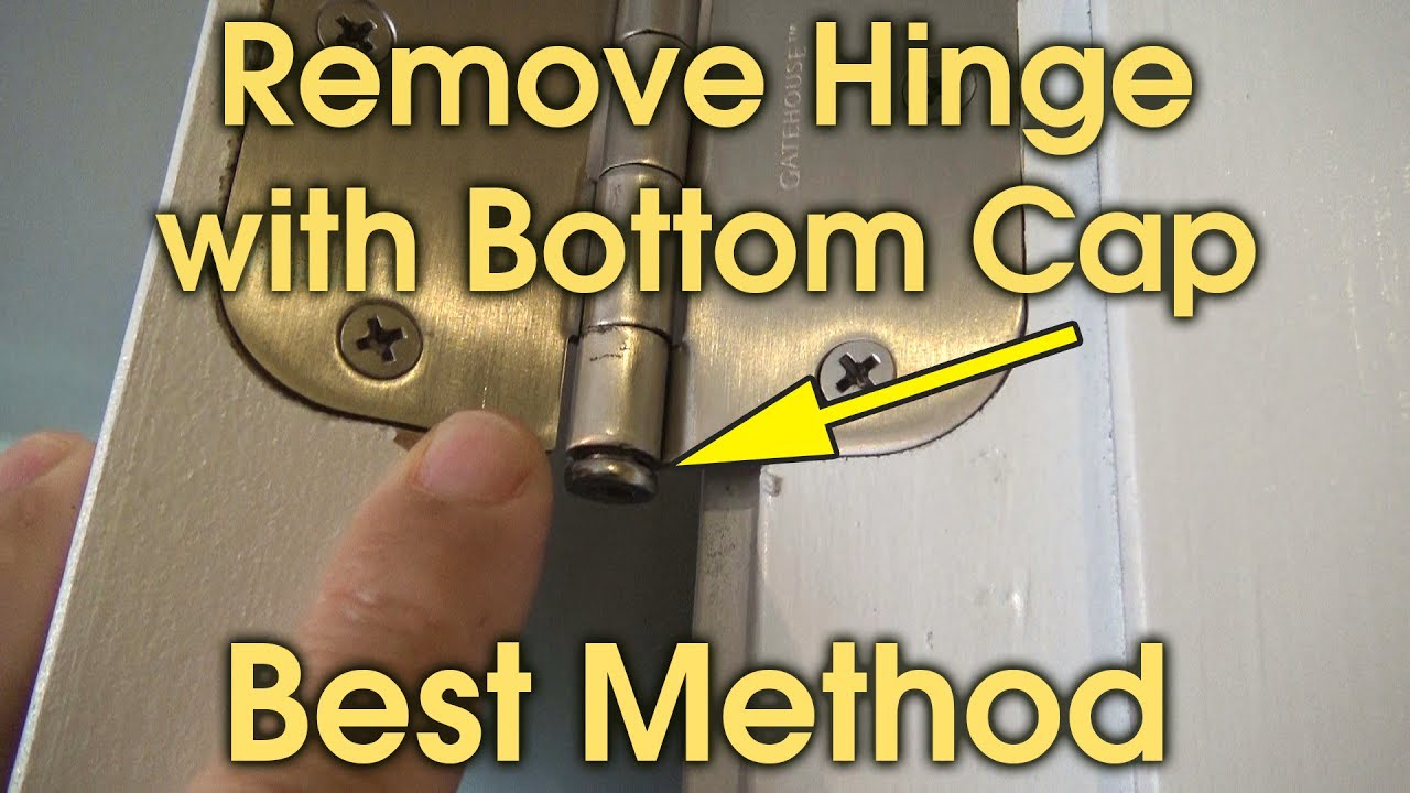 Remove Door Hinge Pin with Bottom Cap