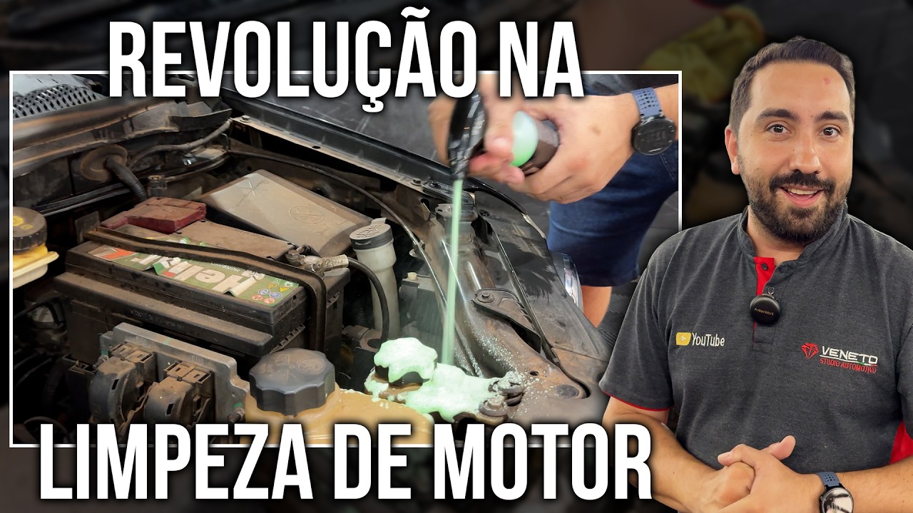 TESTAMOS UM NOVO PRODUTO PRA LIMPAR MOTOR | Fiquei Surpreso com o Resultado
