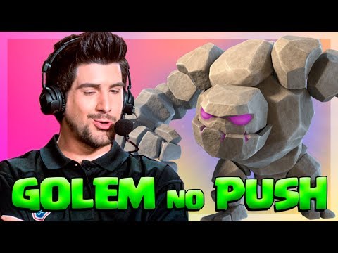 GOLEM VOLTOU COM TUDO PARA O PUSH DO CLASH ROYALE!