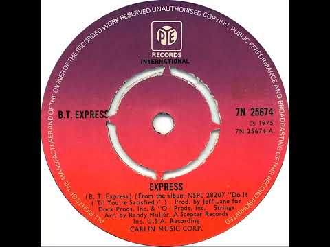 UK New Entry 1975 (70) B.T. Express - Express