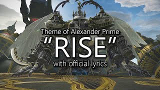 Cover art for Rise Ffxiv alexander prime theme