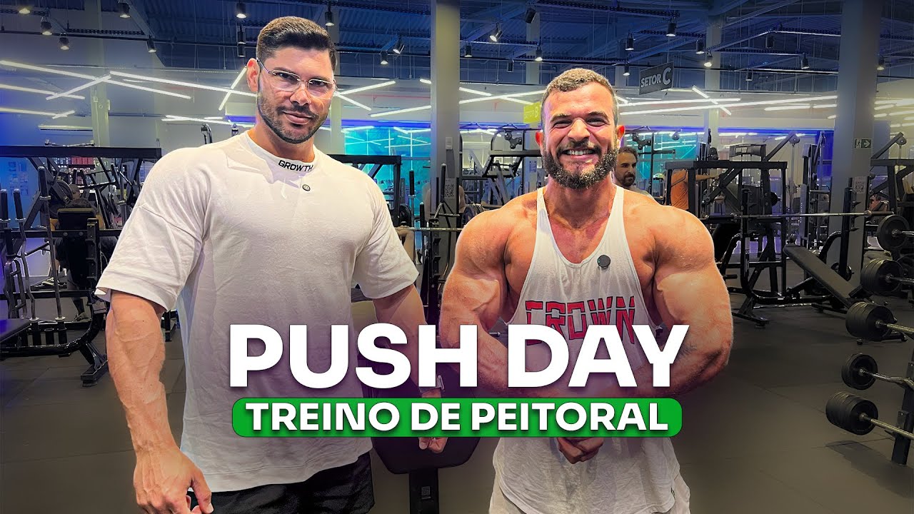 O treino para seus peitorais ficarem GIGANTES!