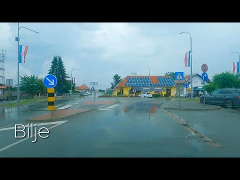 Driving in Croatia - Bilje | Baranja Road Trip (June 8, 2023)