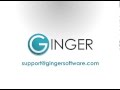 Experience Ginger's new, easy-to-use interface!