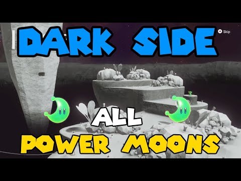 Super Mario Odyssey - Dark Side All Power Moons