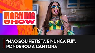 Anitta declara voto em Lula após morte de petista