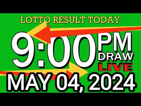 LIVE 9PM LOTTO RESULT TODAY MAY 04, 2024 #2D3DLotto #9pmlottoresultmay04,2024 #swer3result