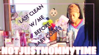 CLEAN WITH ME BEFORE BABY // 37 WEEKS PREGNANT// BABY WATCH