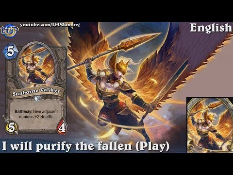 Hearthstone: Sunborne Val'kyr card sounds in 14 languages -Knights of the Frozen Throne