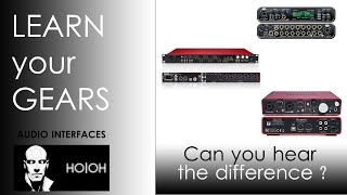 Video thumbnail for AUDIO Interfaces Comparison by HoloH