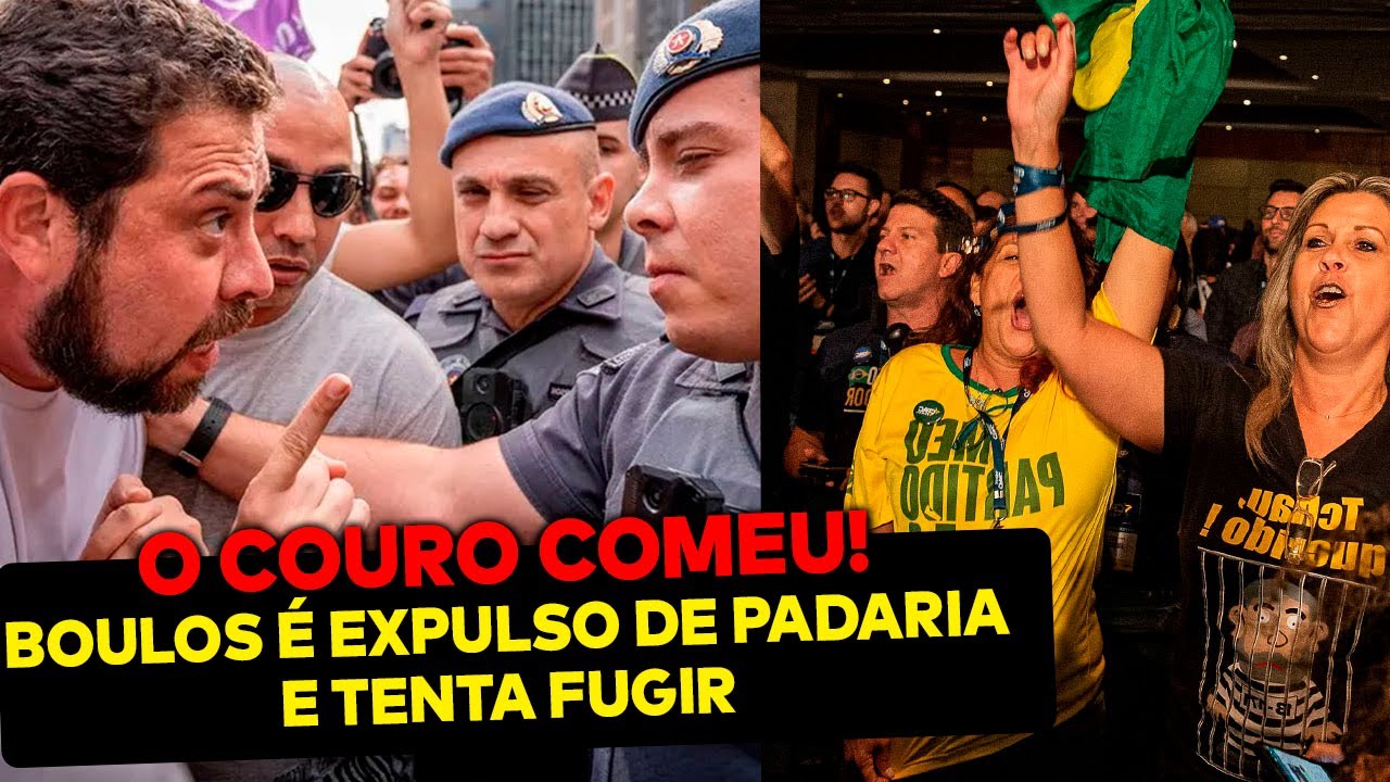 Boulos é EXPULSO de padaria pelo povo! Petista correu pra fugir mas foi pego pela porta dos fundos