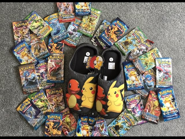 Vídeo relacionado con Pokémon Slippers Boys Kids Pikachu Pokeball Black House Shoes Mocasines 28