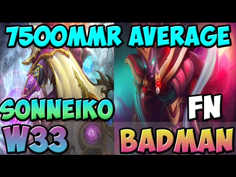 Dota 2 - W33 8300 MMR Plays Invoker vol #8 - Ranked Match