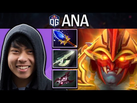 OG.ANA SMURF HUSKAR WITH 23 KILLS & AGHANIMS - DOTA 2 7.30 GAMEPLAY