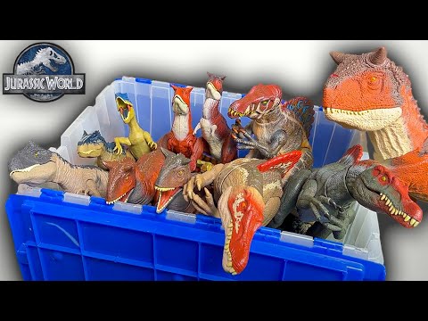 GIANT Jurassic World Spino VS Allosaurus VS Carnotaurus Collection | Primal Attack, Legacy, & More