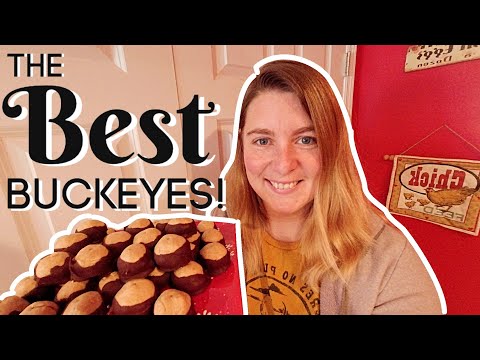 Easy JIF Buckeyes Recipe | The BEST Buckeyes | 🎄Vlogmas 🎄