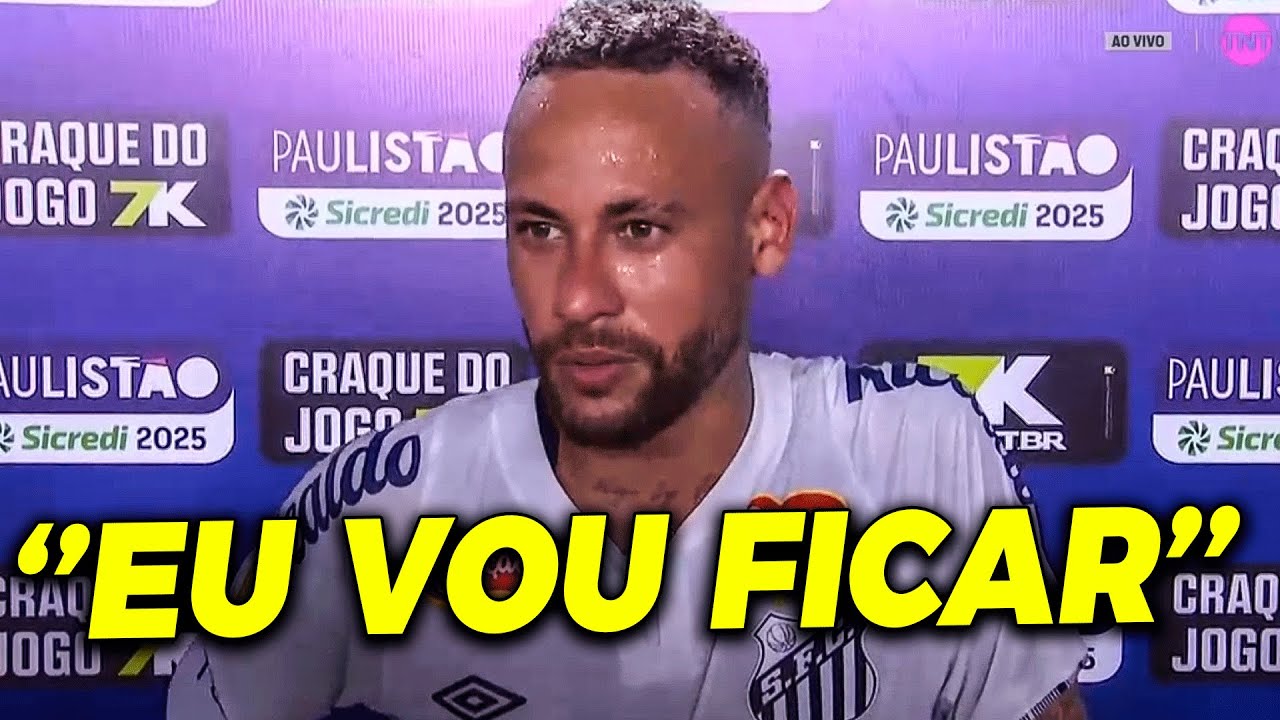 NEYMAR FALA DA POSSIBLIDADE DE RENOVAÇÃO ATÉ A COPA DO MUNDO DE 2026! ''EU VOU FICAR''
