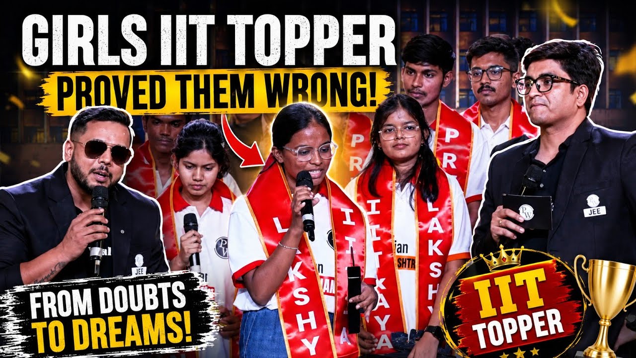Girls IIT Topper 🤯 - Meet IIT  Girl Topper!!🤯|| JEE Advanced 
