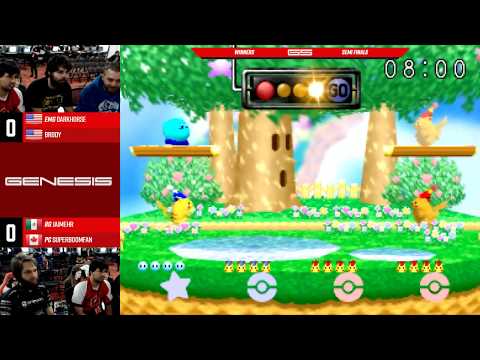 G5 - Darkhorse (P1) Josh Brody (P2) Vs. JaimeHR (P3) SuPeRbOoMfAn (P4) SSB64 Winners Semis