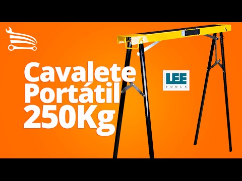 Cavalete Portátil com Travas e Superfície Antiderrapante 250Kg - Video