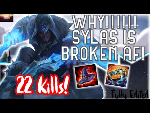 RITO SYLAS IS SO OP! INSANE LIFE STEAL! ("NEW FRELJORD SYLAS SKIN") | League of Legends Gameplay