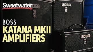 Video thumbnail for Boss Katana MkII Amp Series Demo & Sounds 🎸 by Sweetwater