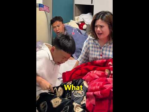 My Son Got Attacked by a Hippo in His Dream… Then Turned Into a Cat 🤣🐱🦛 #shorts #funny #comedy