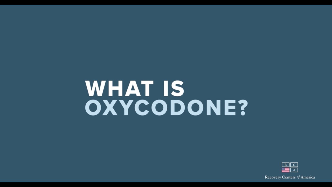 What is Oxycodone and why is it so addictive? - YouTube