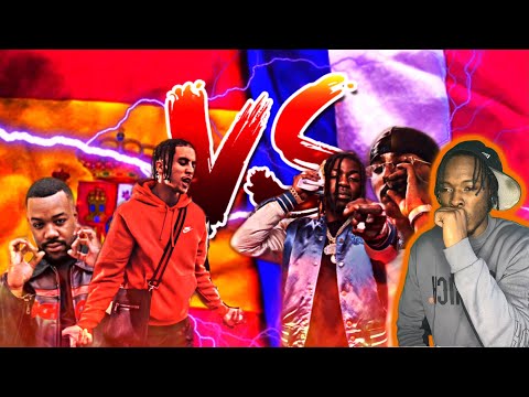 AMERICAN REACTS TO FRENCH DRILL RAP  VS SPANISH DRILL RAP ft. (GAZO, FREEZE CORLEONE, SKINNY FLEX)