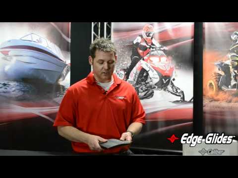 Easy Snowmobile Trailer Loading - Edge Glides by Caliber