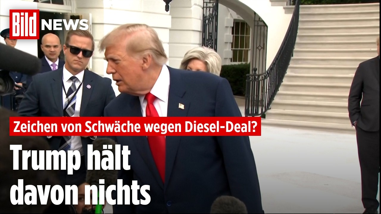 RUSSLAND-DEAL: Selenskyj kritisiert Trumps Diesel-Deal! US-Präsident dankt Putin