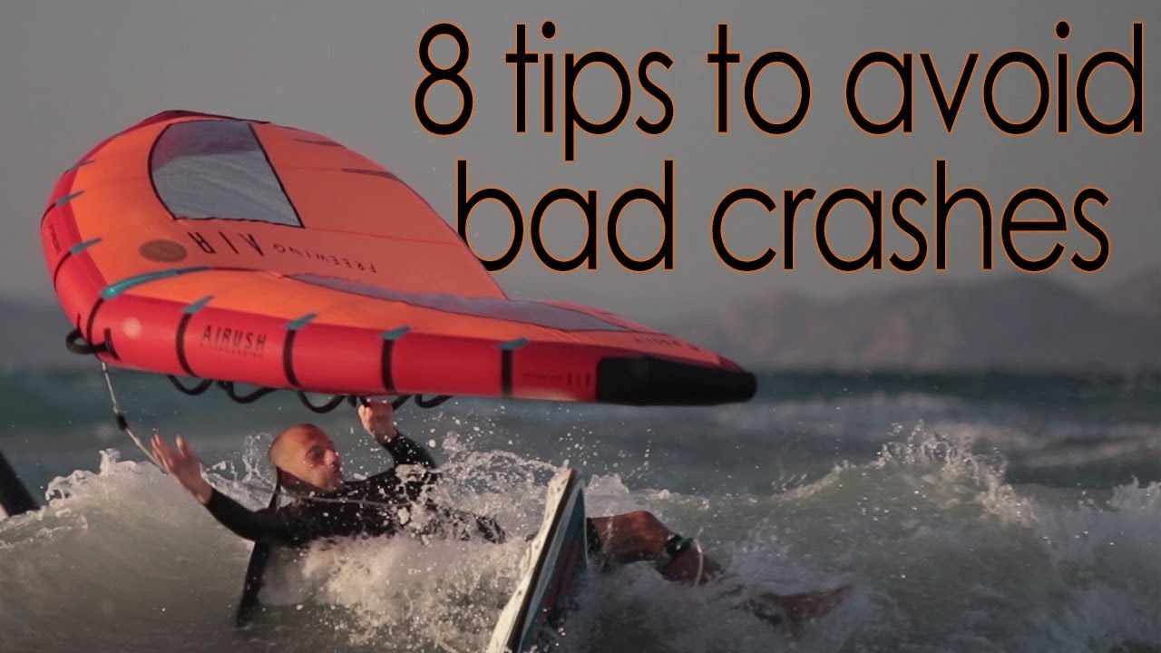 WING FOIL Crashing & tips to reduce the risks