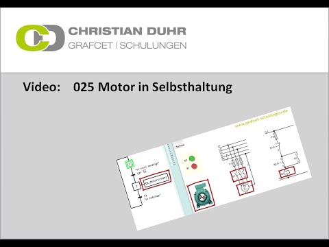 GRAFCET   025 Motor in Selbsthaltung