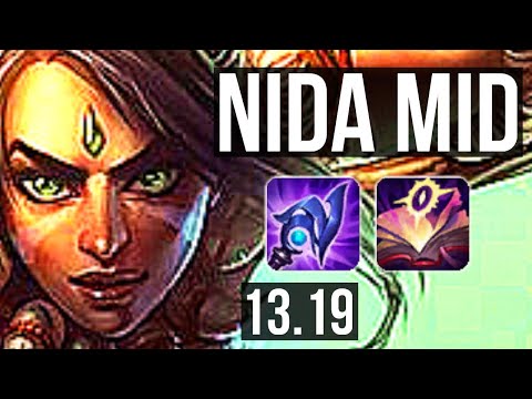 NIDALEE vs SYNDRA (MID) | 1700+ games, 9/1/3, 1.8M mastery, Godlike | EUW Master | 13.19