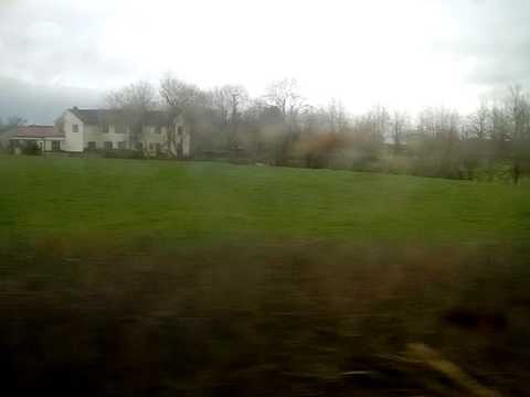 Train departsure from Highbridge station for bridgwater.25.2.2017.