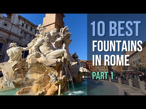 10 melhores fontes em Roma, Itália - Parte 1