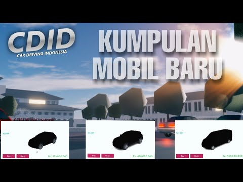 KUMPULAN MOBIL-MOBIL BARU DAN HARGANYA DI CDID UPDATE BESAR NANTI | ROBLOX | CAR DRIVING INDONESIA