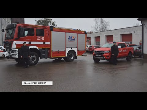 Ostróda - NOWE POJAZDY DLA STRAŻAKÓW