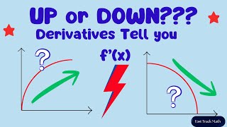 Increasing & Decreasing Use the First Derivative Test