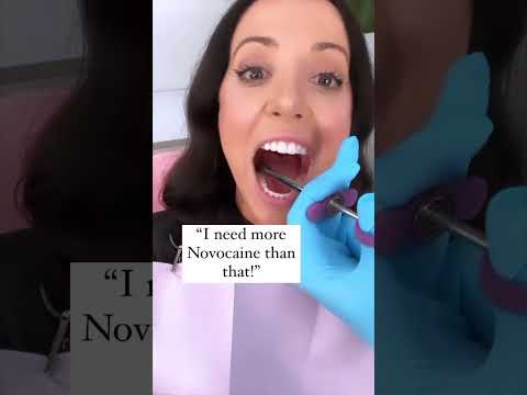 can't get numb at the dentist? #shorts