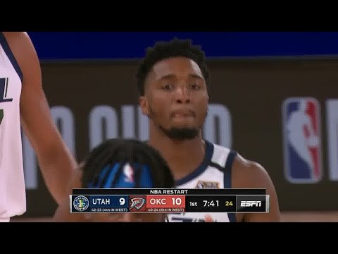 Donovan Mitchell Full Play vs Oklahoma City Thunder | 08/01/20 | Smart Highlights