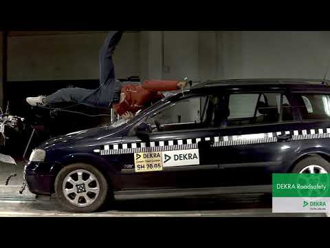 DEKRA Crash-Animation - Pkw kollidiert mit Fahrrad