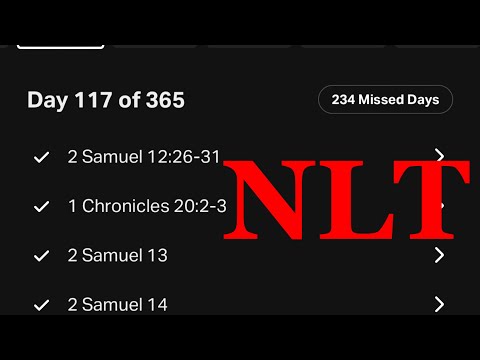 Day 117 of The One Year Chronological Bible 365-Day Reading Plan by Tyndale House Publishers (NLT)
